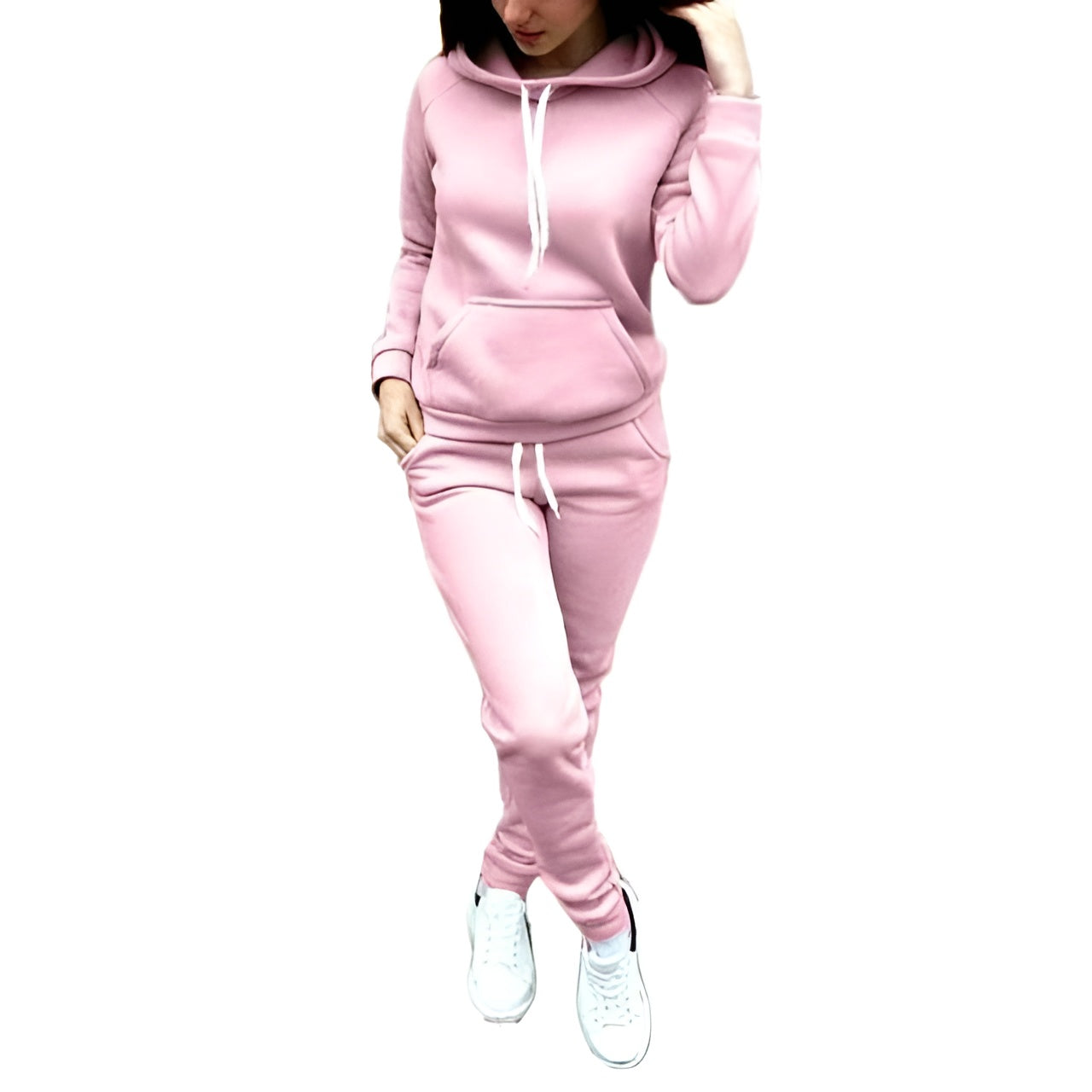 Street-wave Women Tracksuit Hoodie and Joggers for Everyday Comfort and Sporty Style