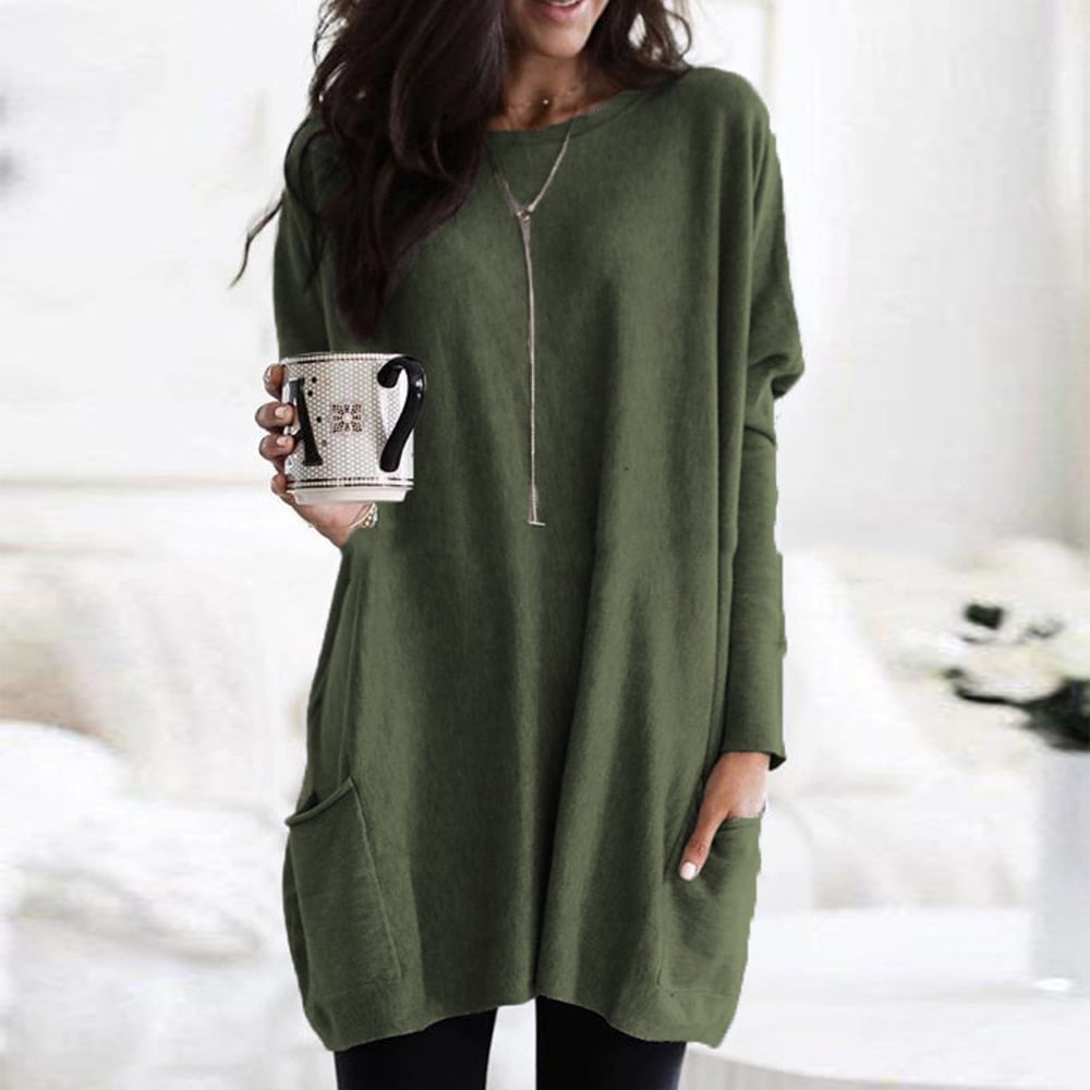 Street-wave Comfort Smitten Pullover For Women With Relaxed Oversized Fit Front Pockets Warmth