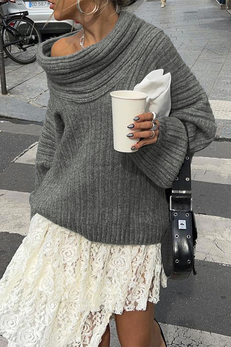 Street-wave Chunky Knit Winter Sweatshirt For Women With Cozy Comfort And Premium Warmth