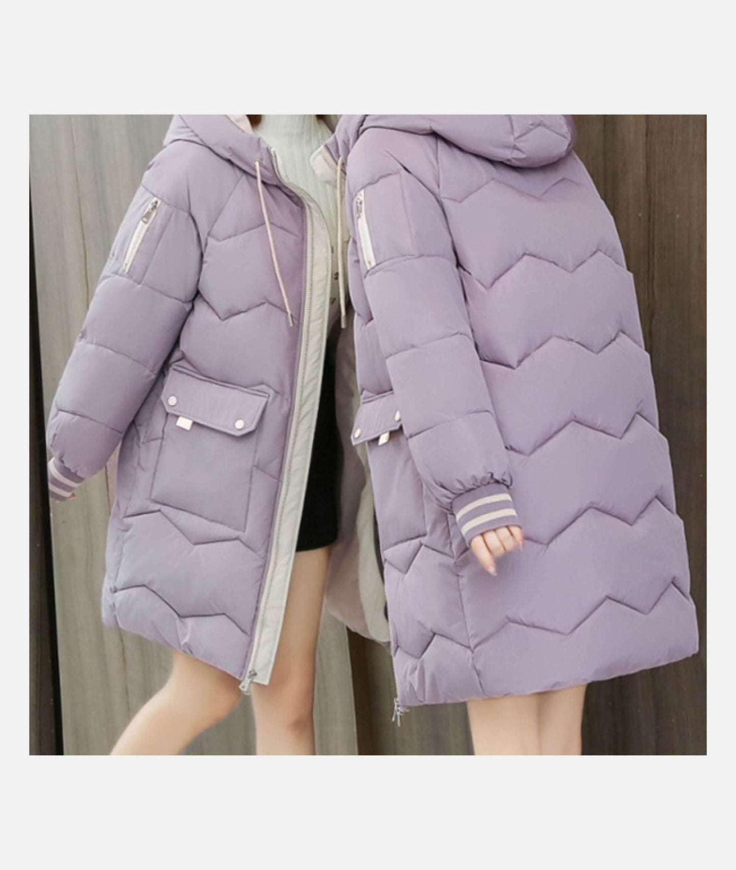 Street-Wave Womens Puffer Coat Warmth And Style Insulated Cozy Winter Coat For Women