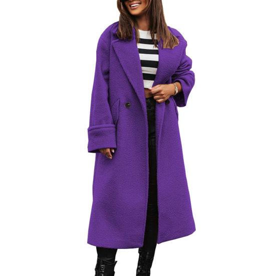Street-wave Premium Wool Coat For Women Reversible Warm Double Sided For Everyday And Formal Wear
