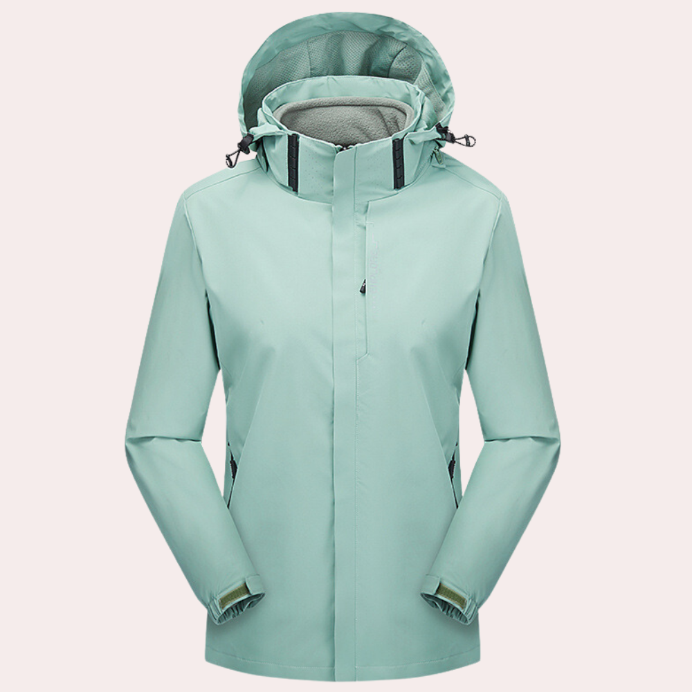 Street-wave Windproof Women's Autumn Jacket With Wind Shield And Cozy Warmth For Everyday Wear