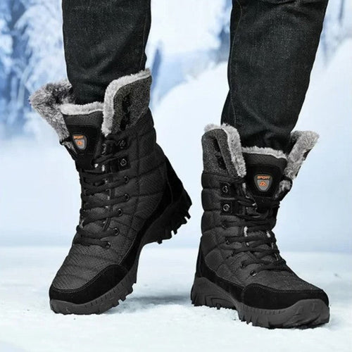 Streetwave Orthopedic Winter Boots For Men With Extra Warmth Durable Waterproof High Top Comfort