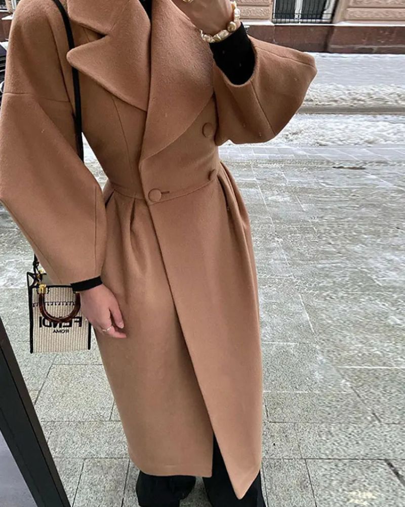 Streetwave Wool Coat For Women Timeless Elegance And Warmth With Premium Comfort