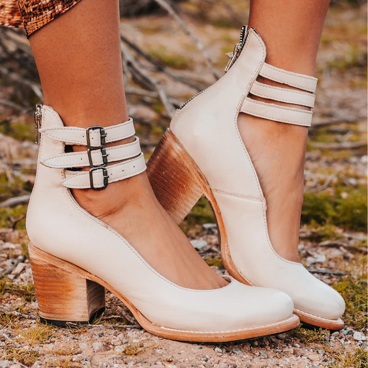 Street-Wave Leather Ankle Boots With Double Buckles For Women Elegant Yet Durable Style