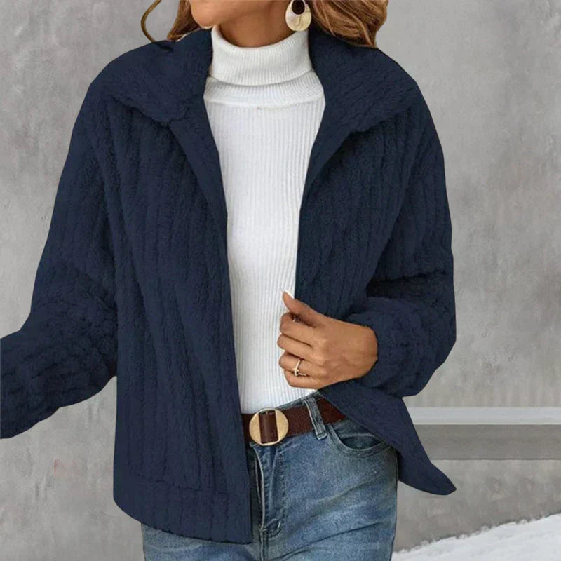 Street-wave Cropped Teddy Fleece Vest For Women Warm Cozy Soft Plush Outerwear For Cold Weather