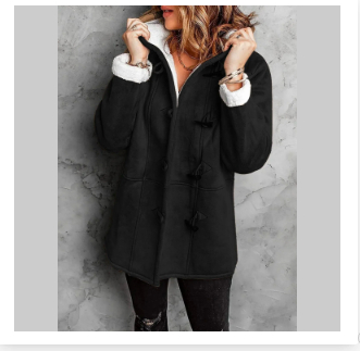 Street-wave Women's Hooded Winter Coat With Insulated Fleece Lining For Cozy Weather