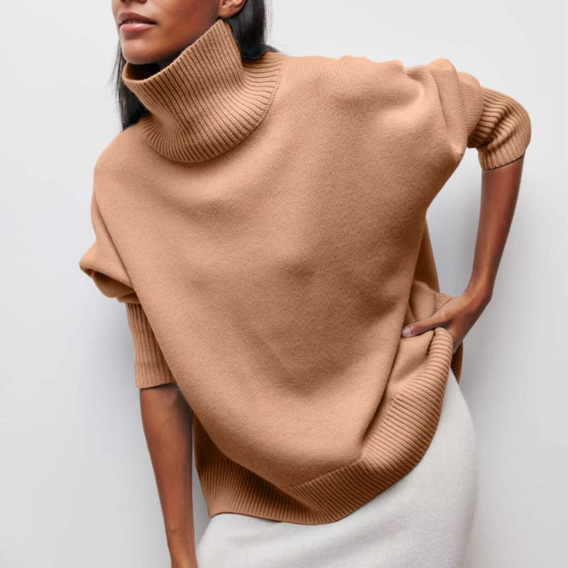 Sophie Soft Turtleneck Knit Sweater Street Wave Unisex Cozy Warmth