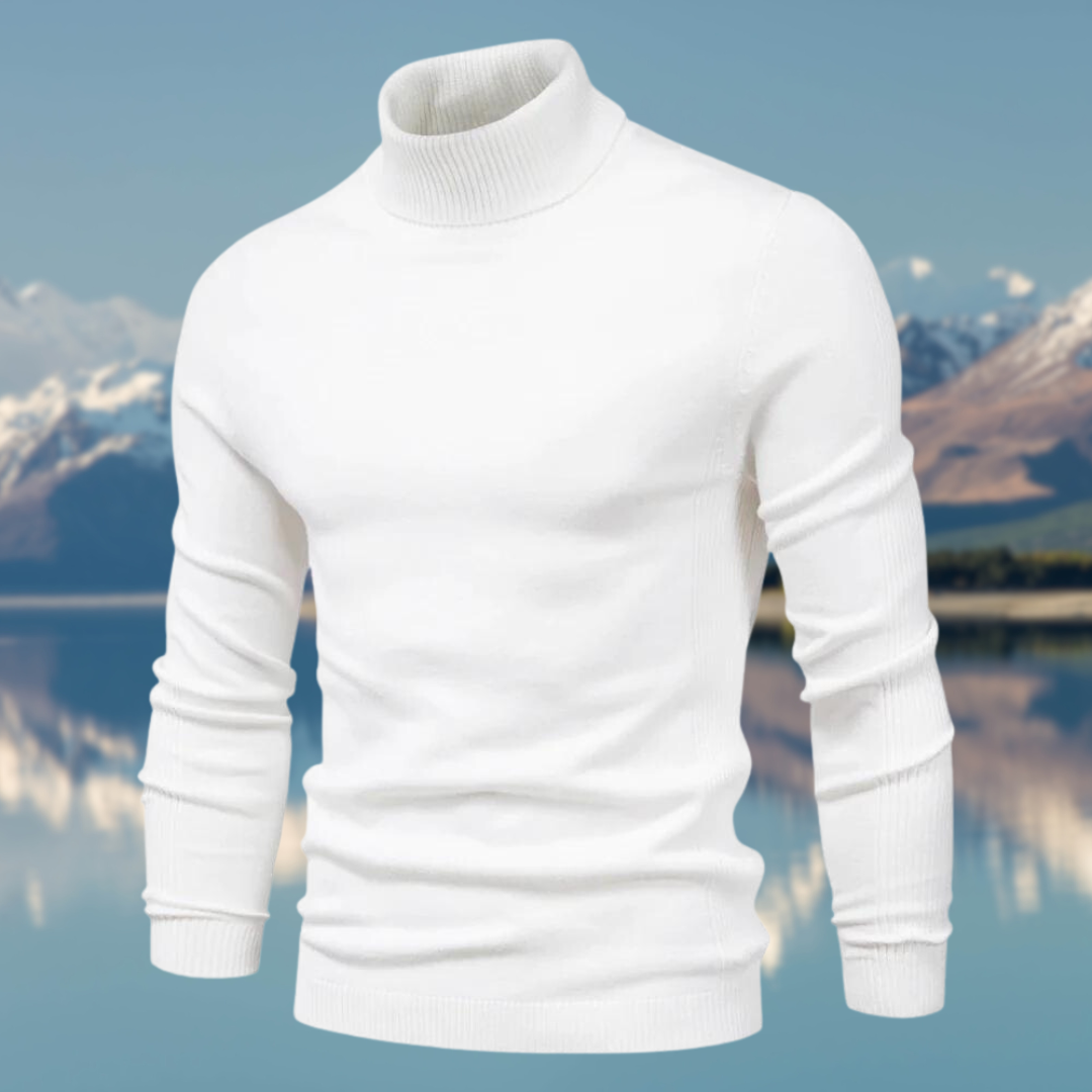 Street-wave Turtleneck Sweater With Cozy Multi-Layer Lining For Everyday Comfort Unisex Knit