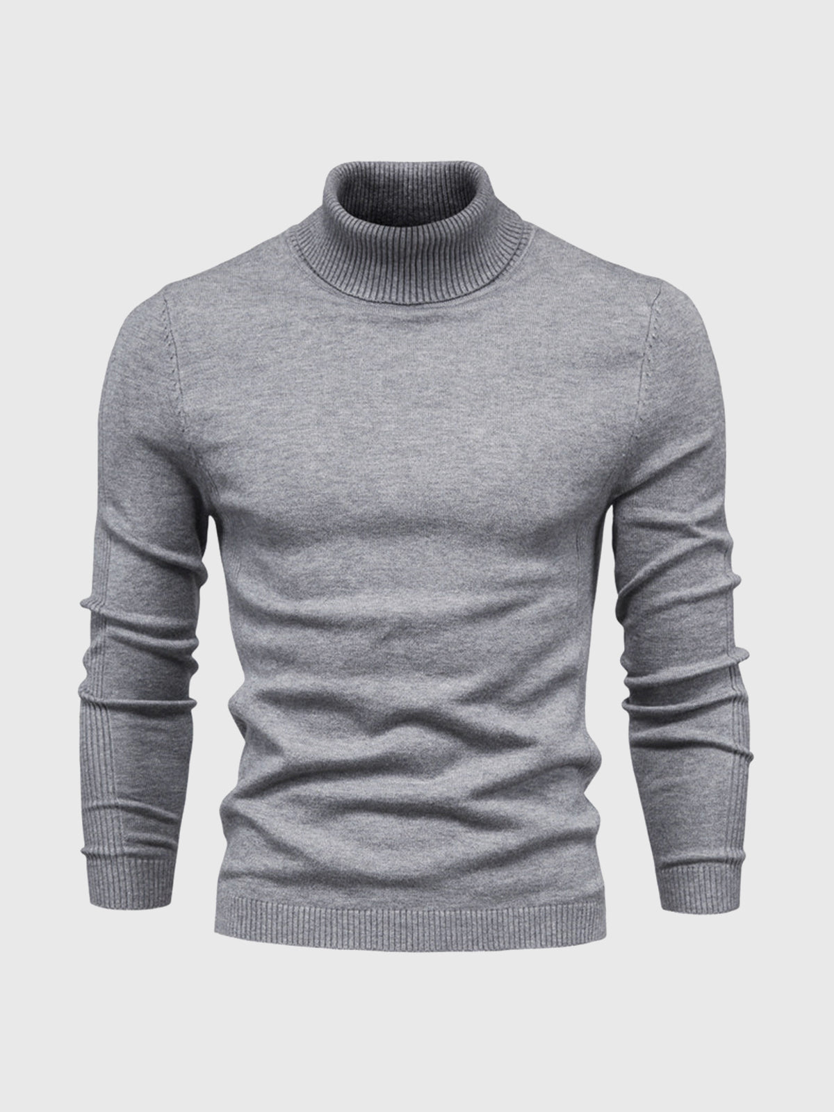 Turtleneck Sweater For Men Street Wave Machine Washable Cotton Soft Comfort Classic Fit