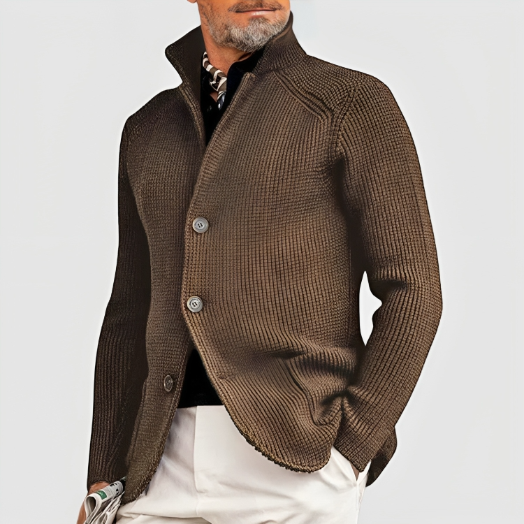 Street-wave Mens Cashmere Coat With Button Front Premium Luxury Outerwear For Everyday Elegance