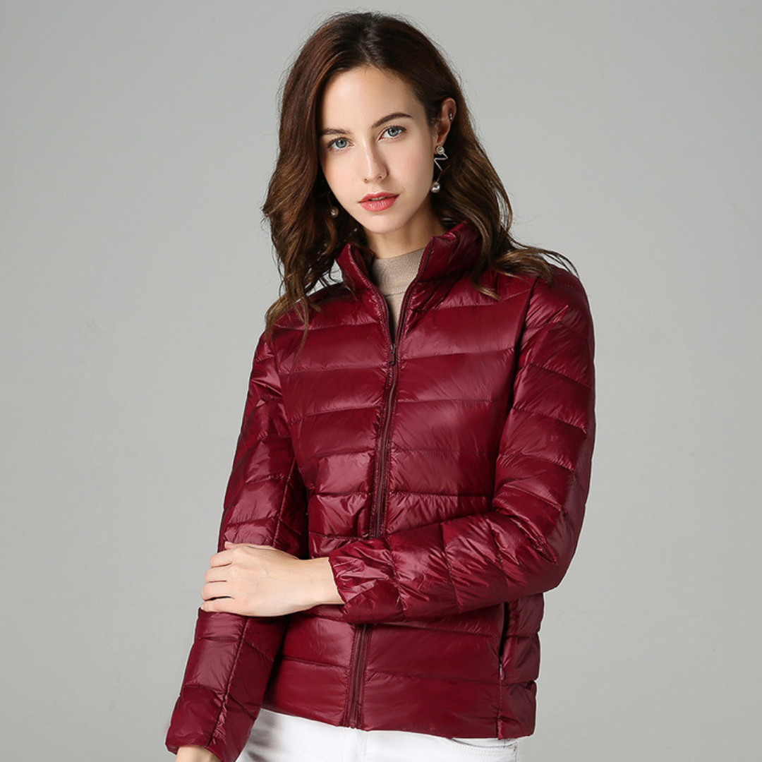 Street-Wave Womens Lightweight Down Jacket With Warmth Without Bulk For Urban Chic