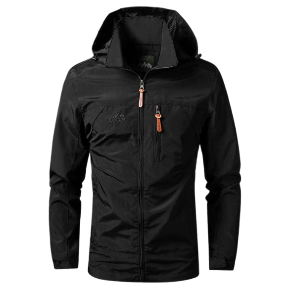 Street Wave Windproof Winter Jacket For Urban Adventurers With Removable Hood And Water Resistant Shell