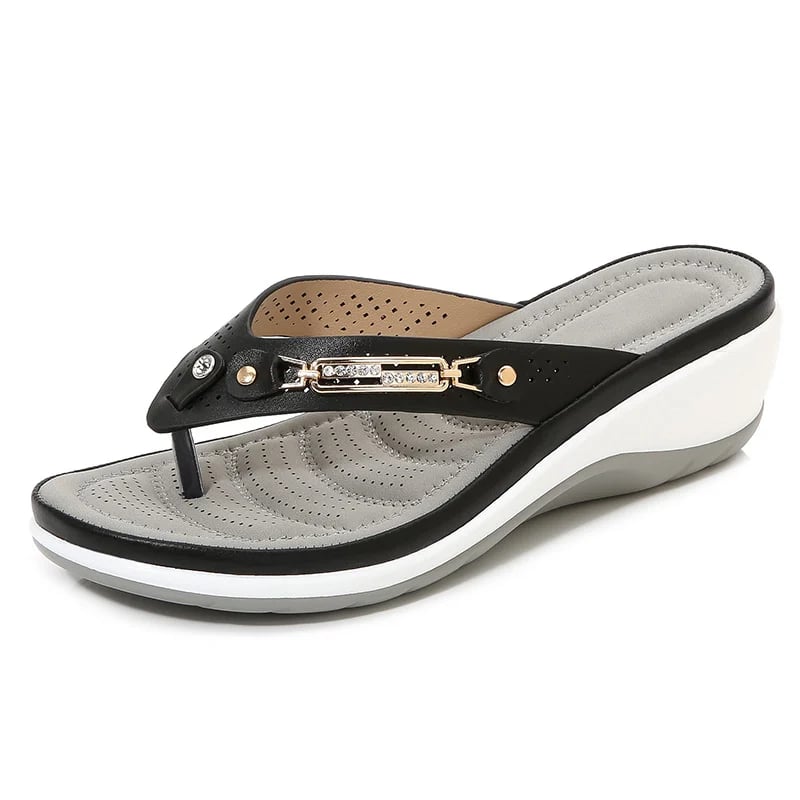 Orthopedic Slippers Street-Wave With Ergonomic Support For Home Use Pain Relief And Comfort