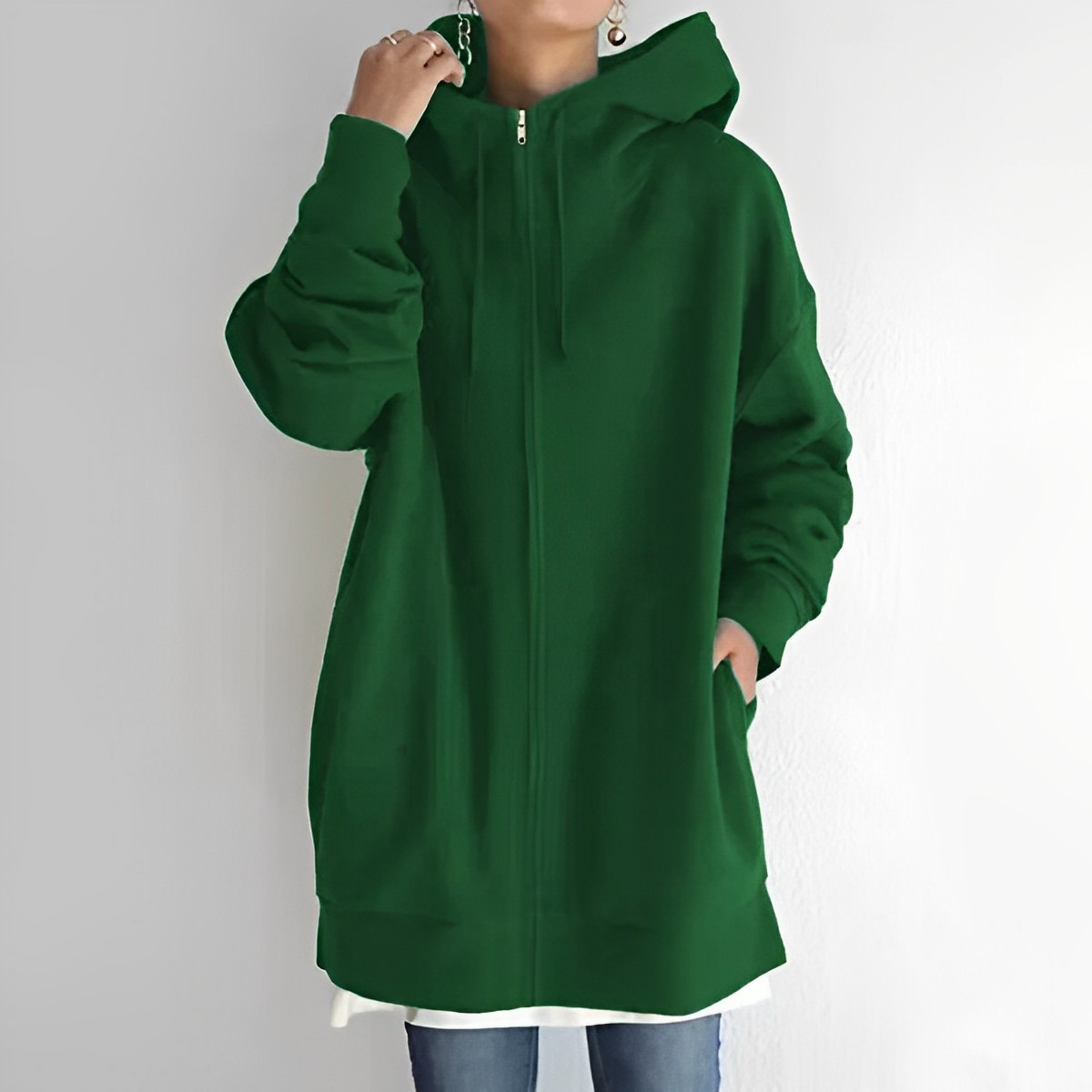 Street-Wave Women's Confidence Hoodie Cozy Warmth and Style Boost for Modern Busy Women Everyday Wear