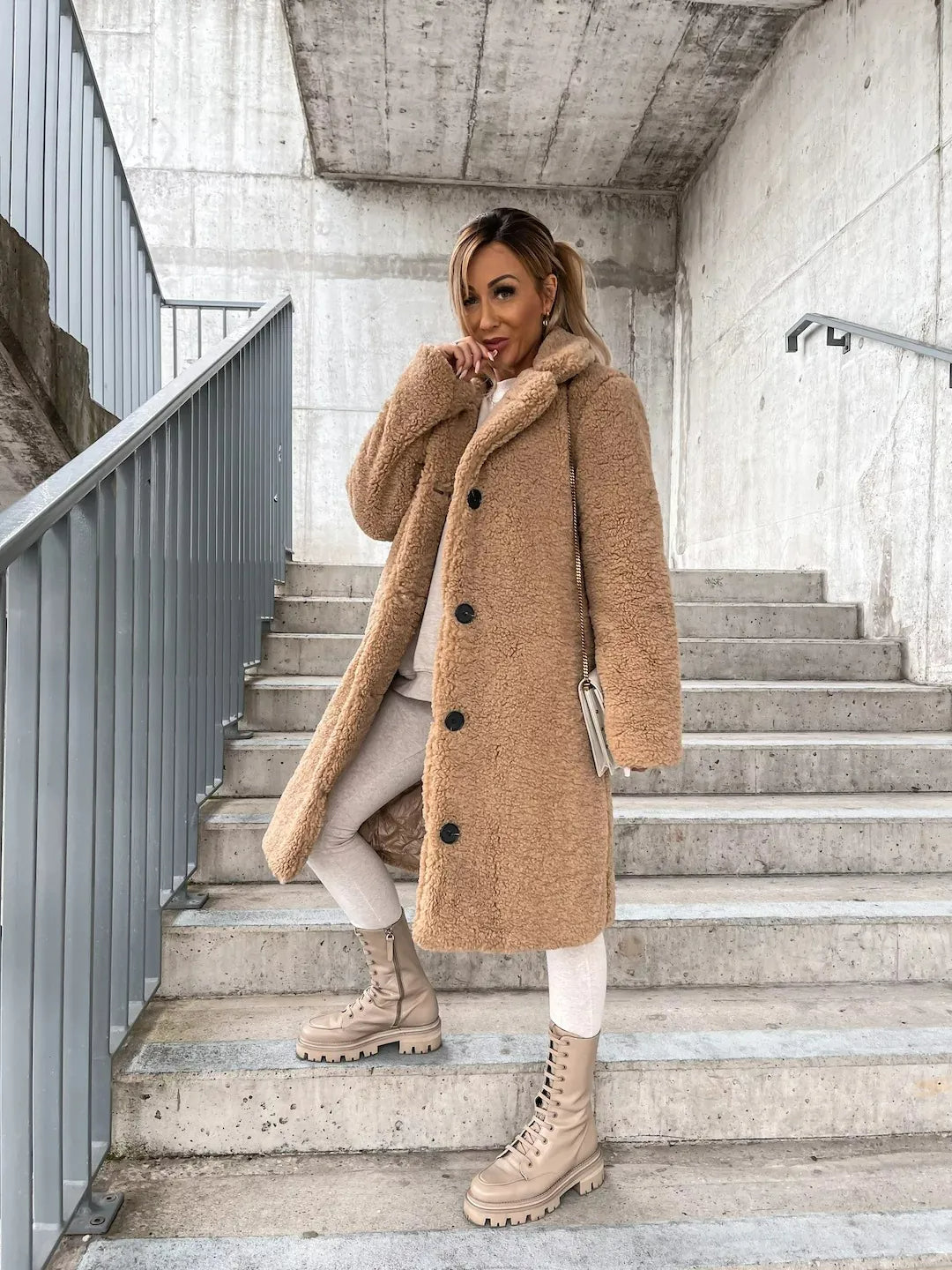 Emma Plush Trench Coat for Women by Street-Wave Warmth and Style