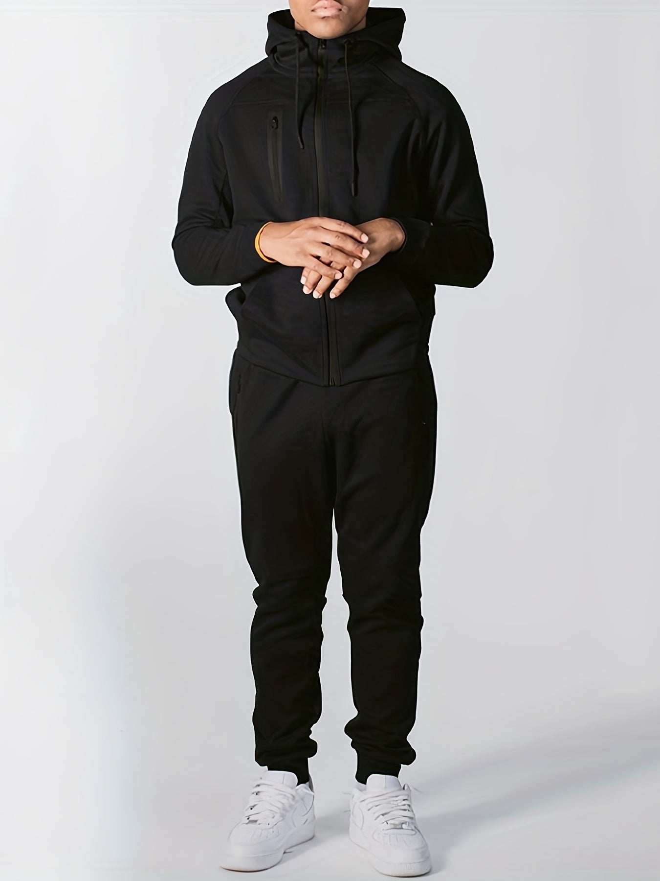 Street-Wave Zip Hoodie Unisex Premium Casual Sweatshirt With High Stretch Polyester For Urban Athleisure