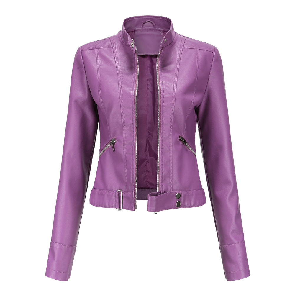 Street-wave Red Leather Jacket for Women and Men Stylish Biker Fit Premium Craftsmanship
