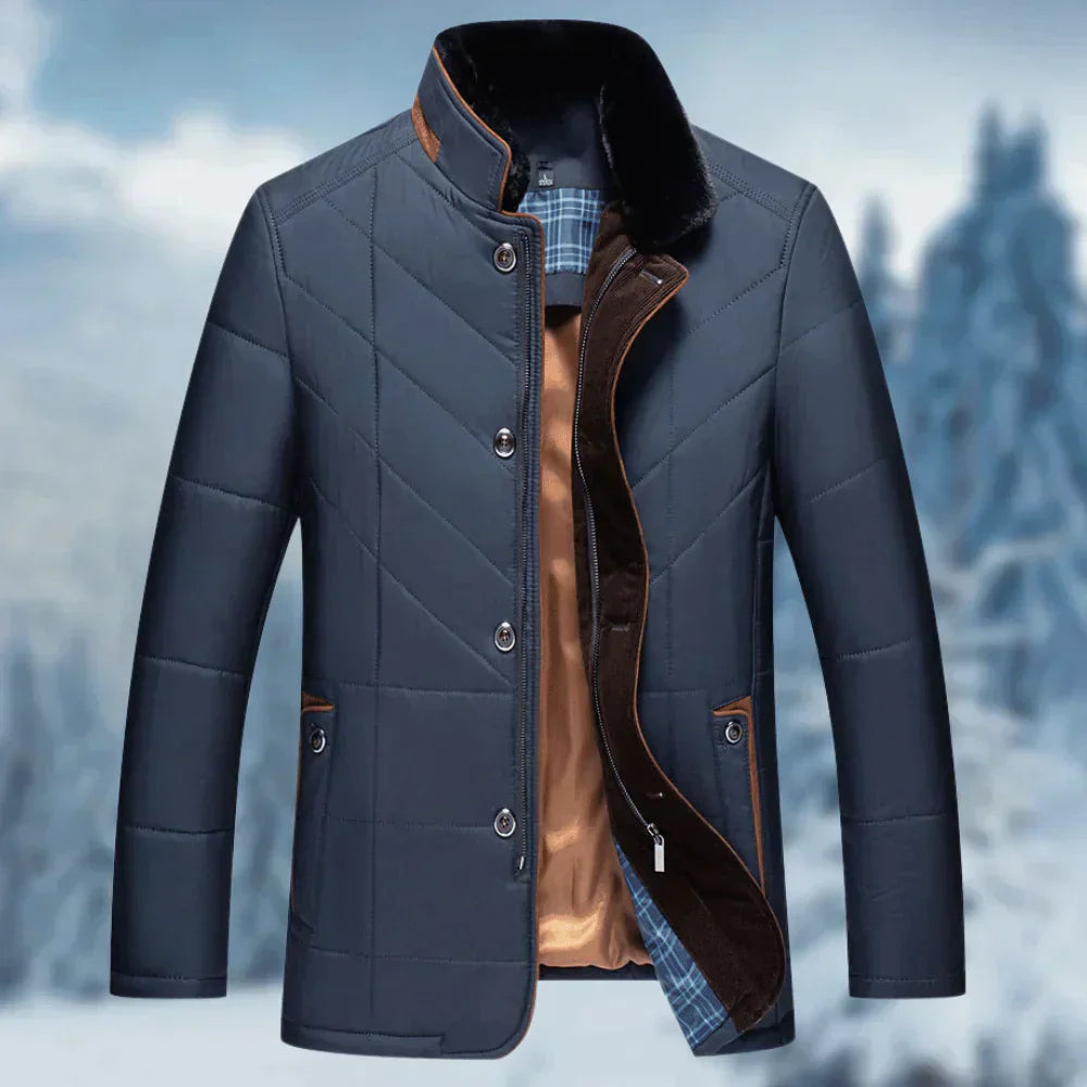 Street-wave Men's Quilted Winter Coat With Premium Warmth And Versatile Urban Style
