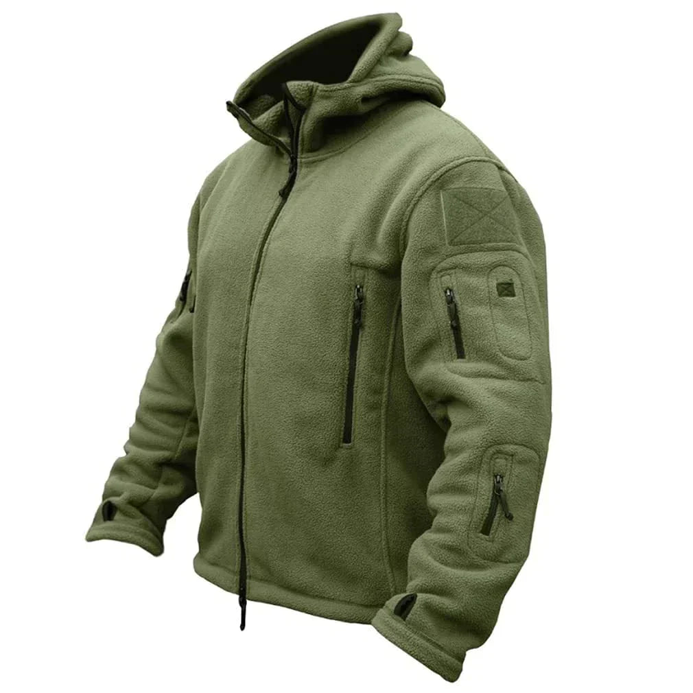 Street Wave Hooded Tactical Jacket For Outdoor Adventurers Warm Windproof Eco Friendly Durable