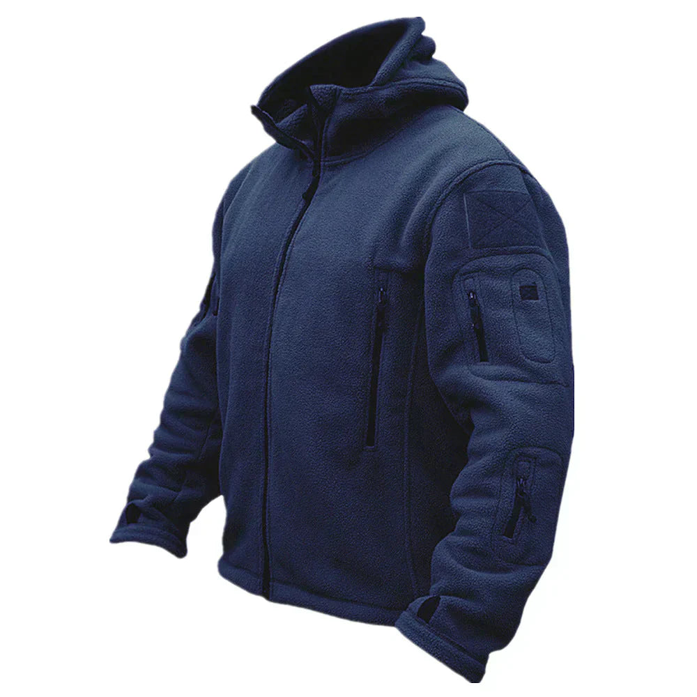 Street Wave Hooded Tactical Jacket For Outdoor Adventurers Warm Windproof Eco Friendly Durable