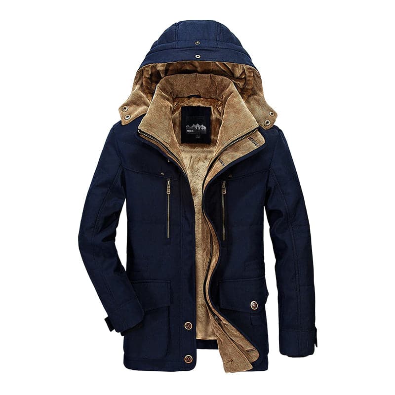 Street-Wave Men's Winter Coat Insulated and Weatherproof Multifunctional Outerwear for Everyday Warmth