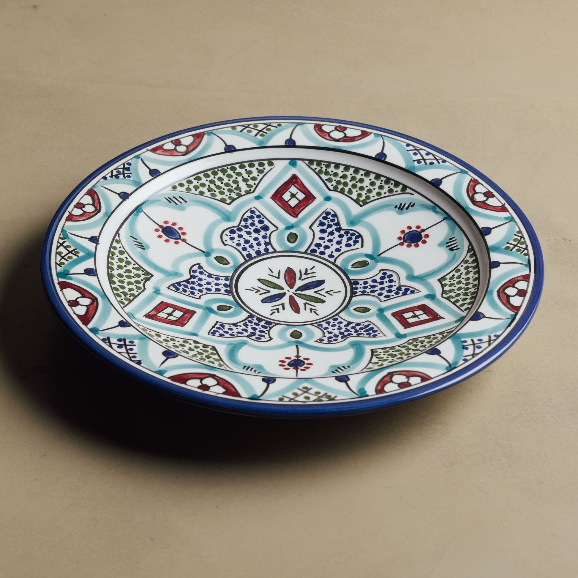 Fez Dinner Plate Blue Green - Moroccan Dinnerware - Street-Wave