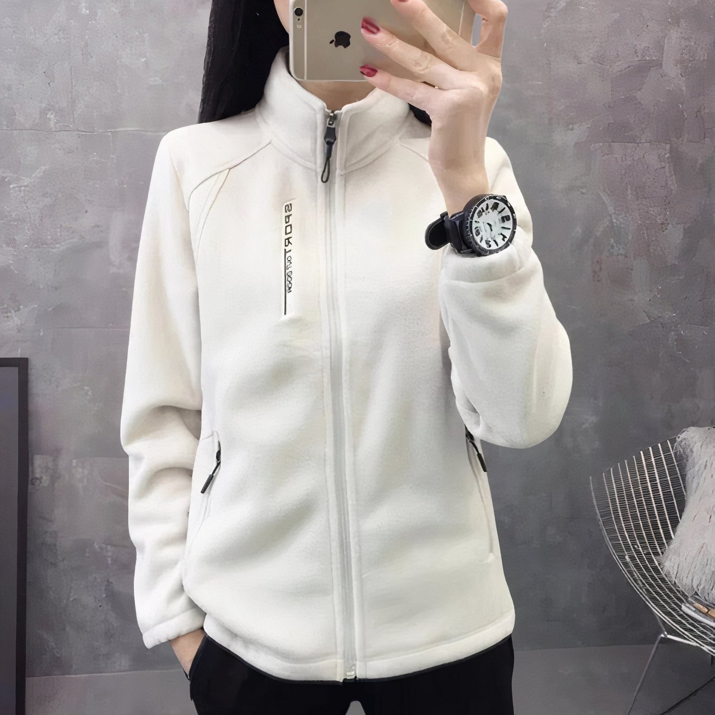 Street-wave Ava Fleece Jacket For Active Women Warm Breathable Lightweight With Zipped Pockets