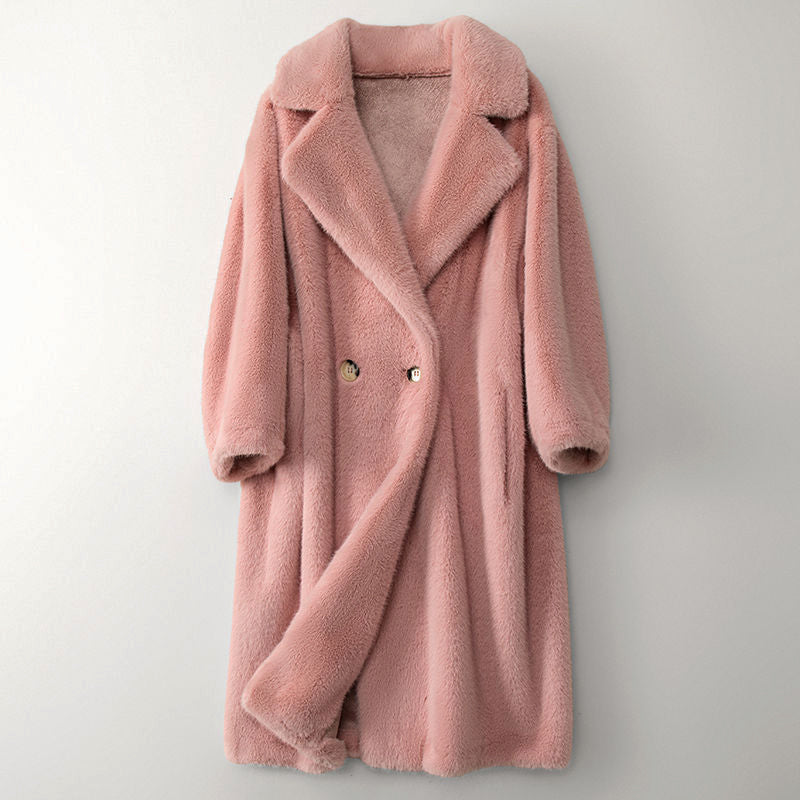 Streetwave Beige Teddy Coat For Women Ultra Soft Warm Winter Jacket Cozy Chic Fashionable Outerwear