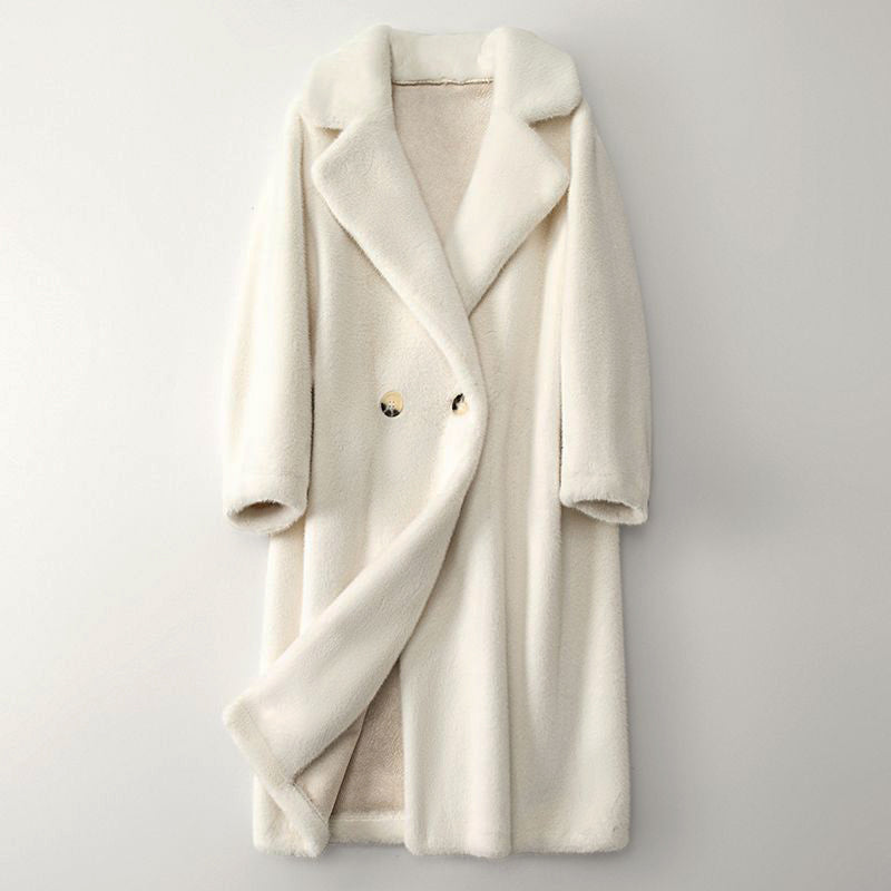 Streetwave Beige Teddy Coat For Women Ultra Soft Warm Winter Jacket Cozy Chic Fashionable Outerwear