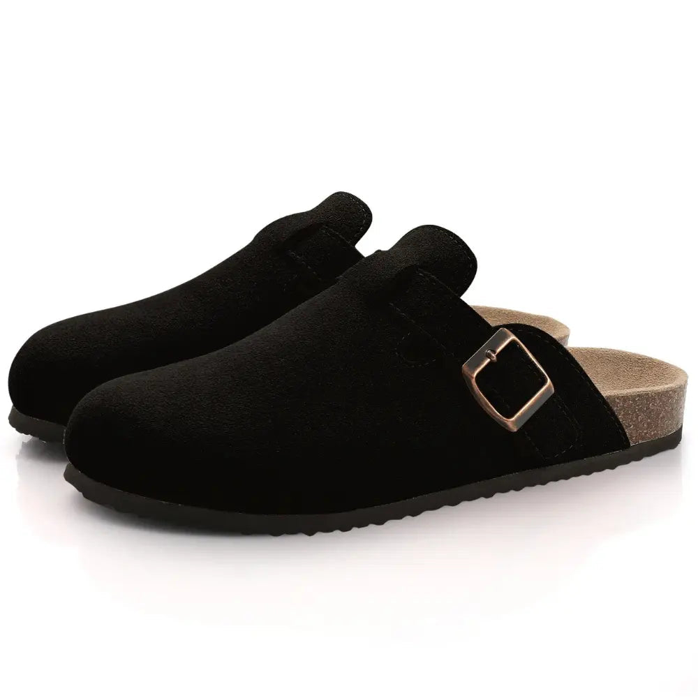 Street-Wave Adjustable Buckle Mule Slippers For Women Cozy Comfort
