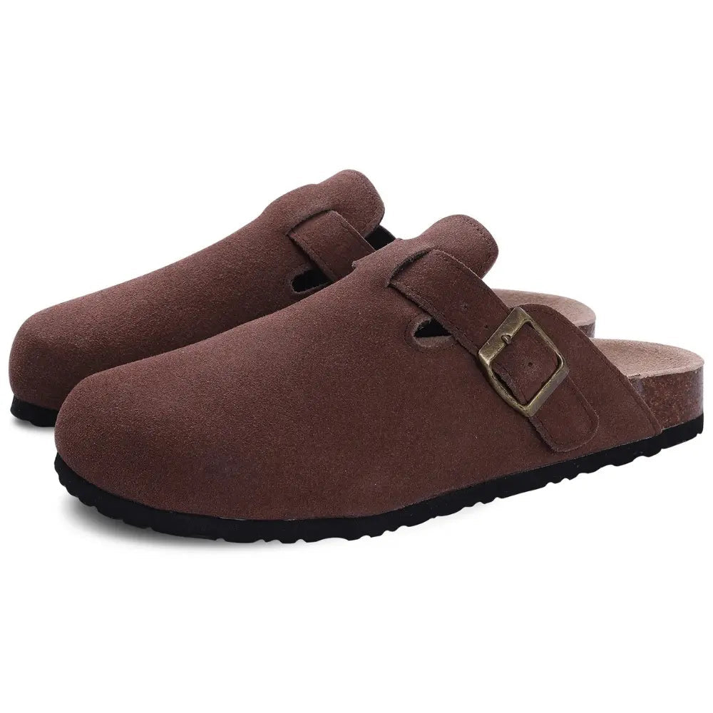 Street-Wave Adjustable Buckle Mule Slippers For Women Cozy Comfort
