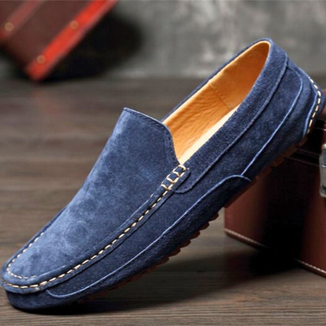 Adrian Suede Moccasins For Men Luxury Genuine Leather Loafers With All Day Comfort