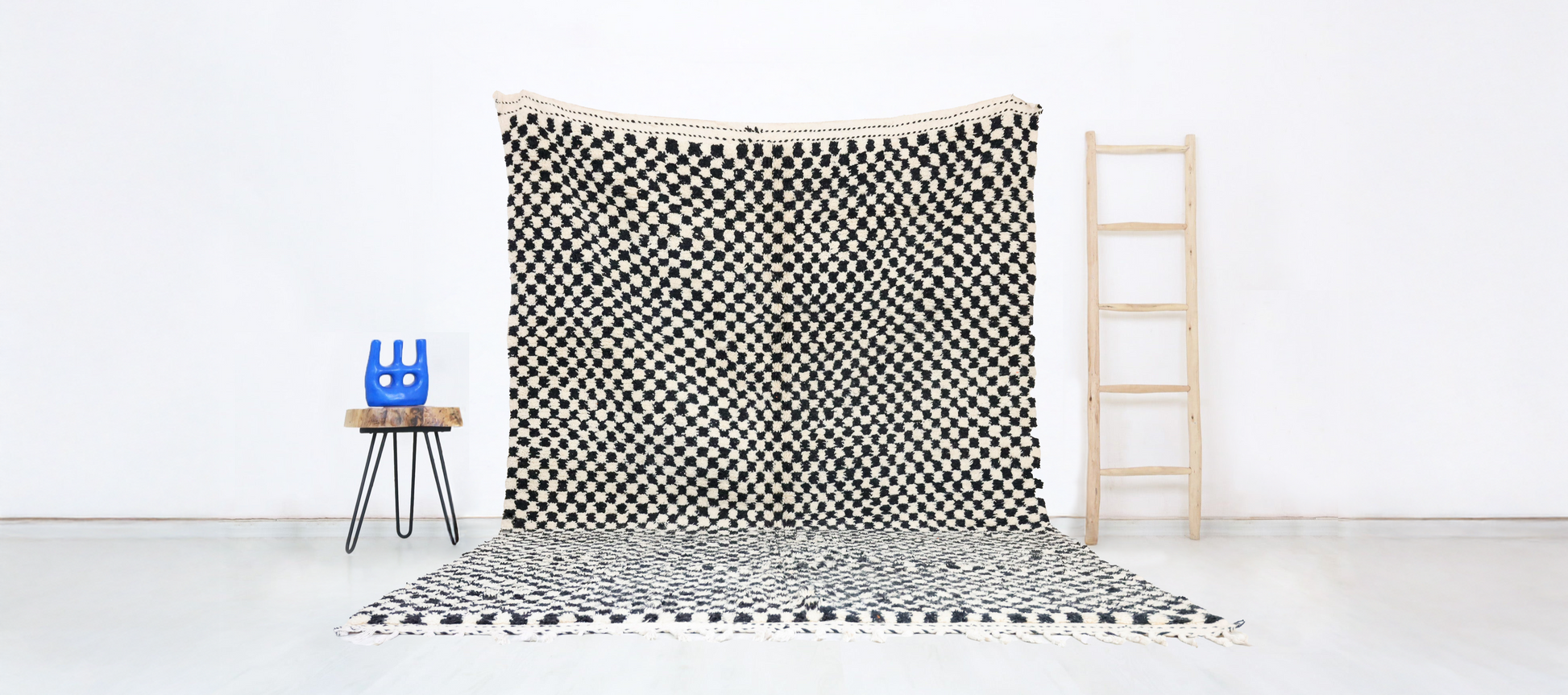 Aksil Moroccan Checkered Rug 8'5" x 12'0" - Street-Wave