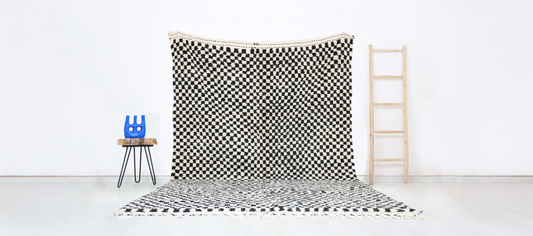 Aksil Moroccan Checkered Rug 8'5" x 12'0" - Street-Wave