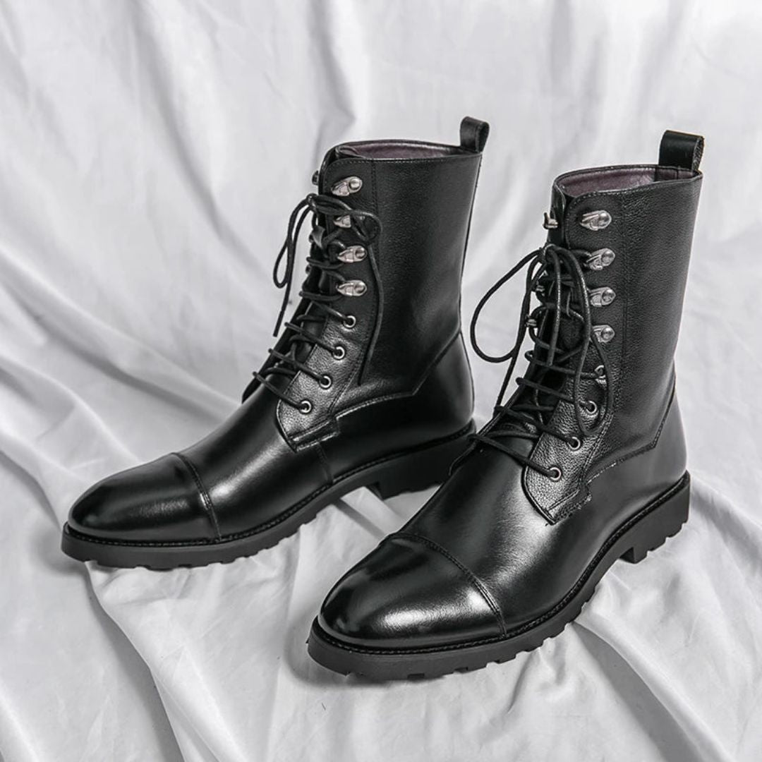 Alaric Vanguard Boots Waylynn Premium Full Grain Leather Cushioned For Men