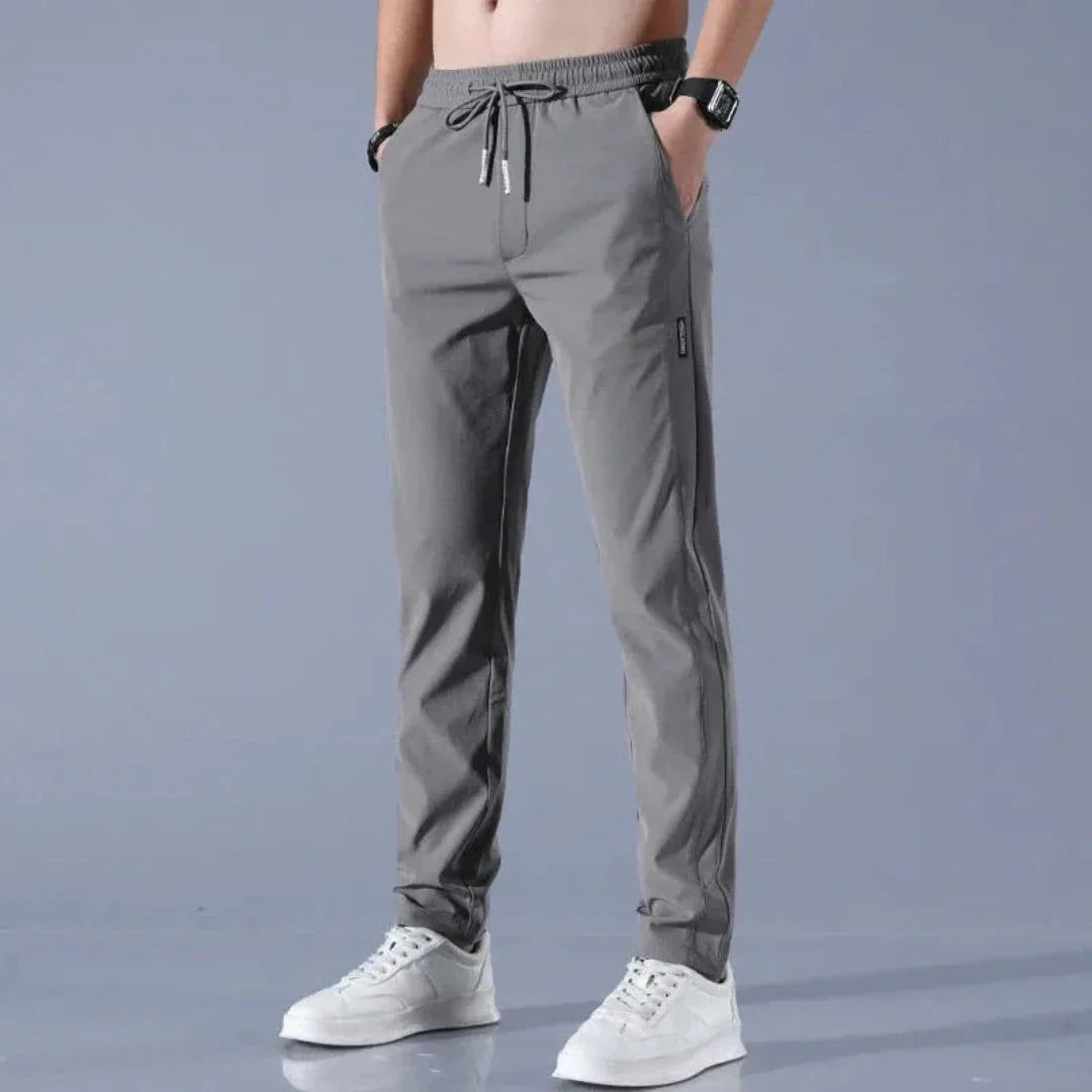 Waylynn Arden StretchTech QuickDry Men Jogger Pants Slim Taper Drawstring
