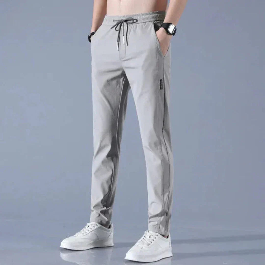 Waylynn Arden StretchTech QuickDry Men Jogger Pants Slim Taper Drawstring