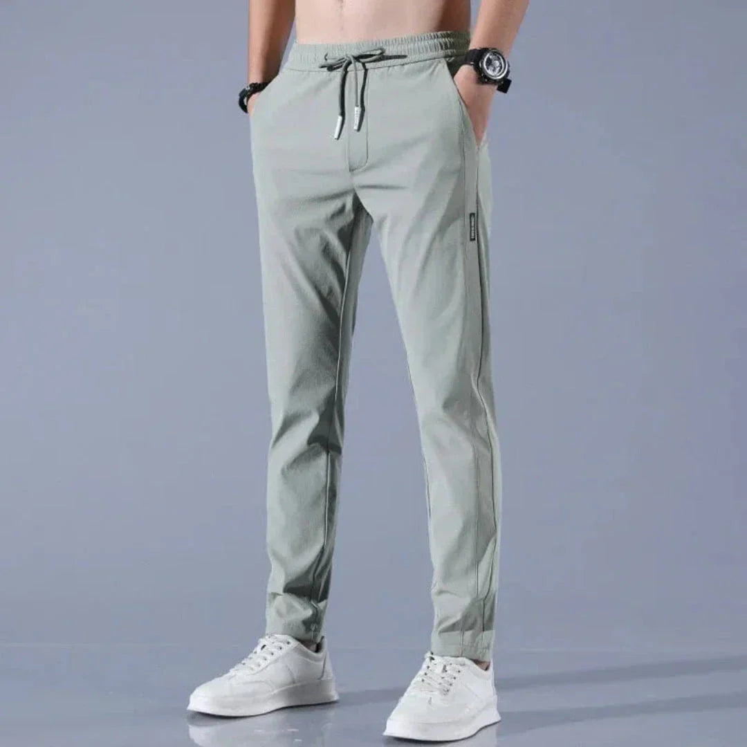 Waylynn Arden StretchTech QuickDry Men Jogger Pants Slim Taper Drawstring