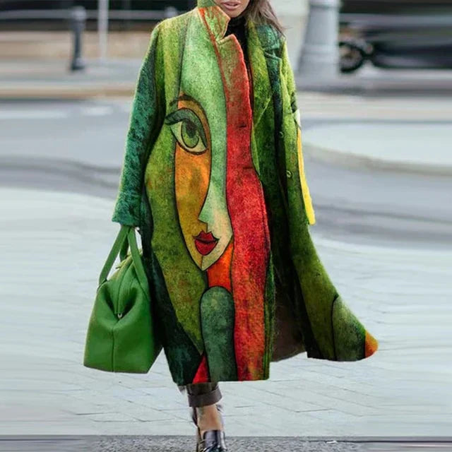 Street-Wave Wool Coat With Long Lapels For Women Warmth Elegance And Sustainable Comfort Trendy Autumn Essential