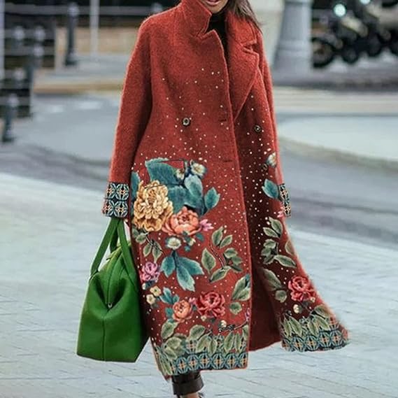 Street-Wave Wool Coat With Long Lapels For Women Warmth Elegance And Sustainable Comfort Trendy Autumn Essential