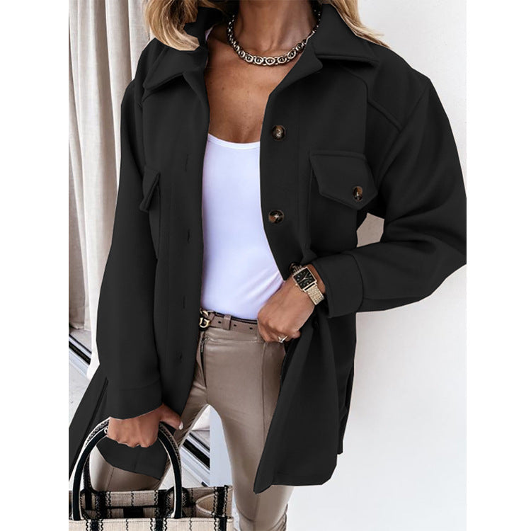 Street-wave Zip Up Jacket For Women Autumn Fashion With Effortless Style And Comfortable Fit