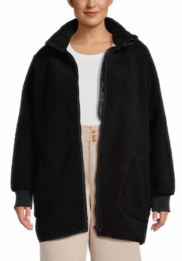Street-Wave Womens Fleece Winter Jacket Alise Cozy Warmth Breathable Insulated For Women Everyday