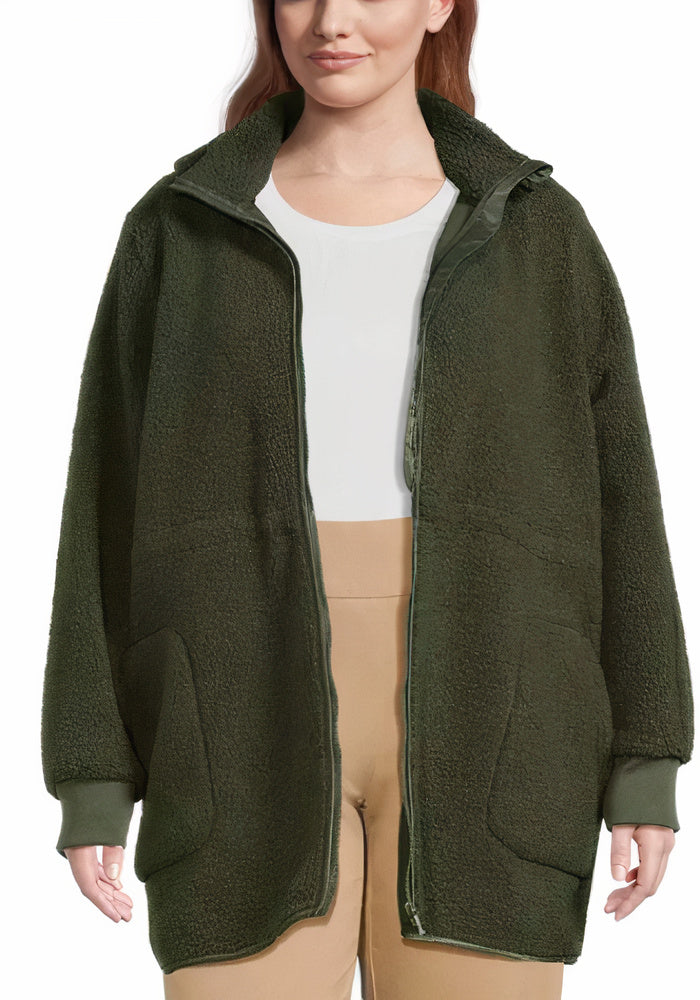 Street-Wave Womens Fleece Winter Jacket Alise Cozy Warmth Breathable Insulated For Women Everyday
