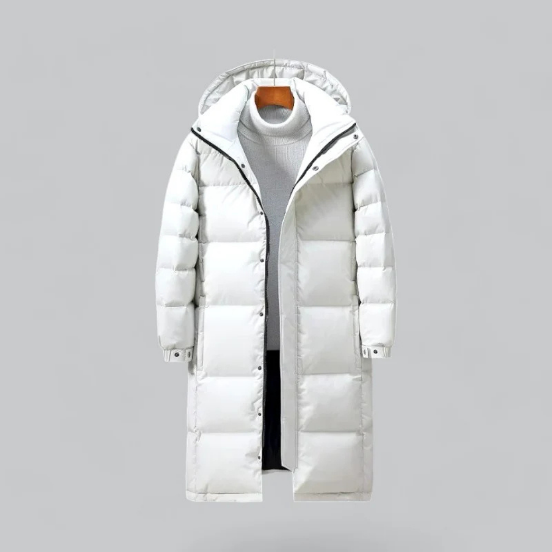 Street-Wave Longline Hooded Puffer Coat For Women Ultra Warm Insulated Winter Comfort In Urban Style