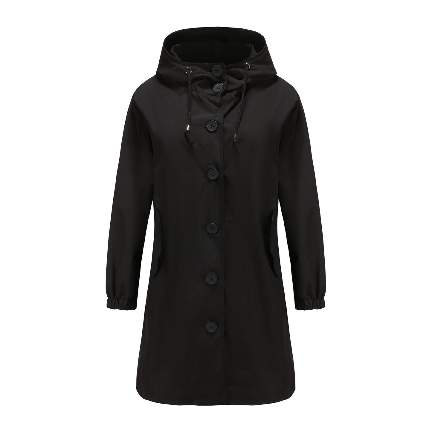 Streetwave Womens Autumn Rain Jacket Lightweight Hooded Waterproof Coat For Everyday Style