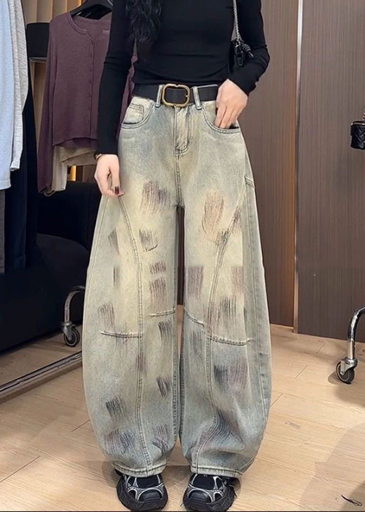 Pantalon en jean large style américain Spicy Girl Automne - Street-Wave