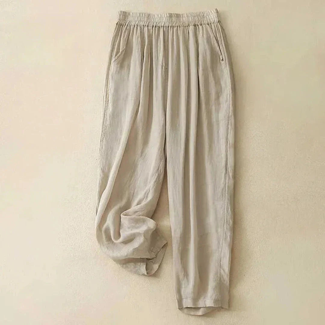 Waylynn Linen Trousers Unisex Relaxed Fit For Everyday Comfort