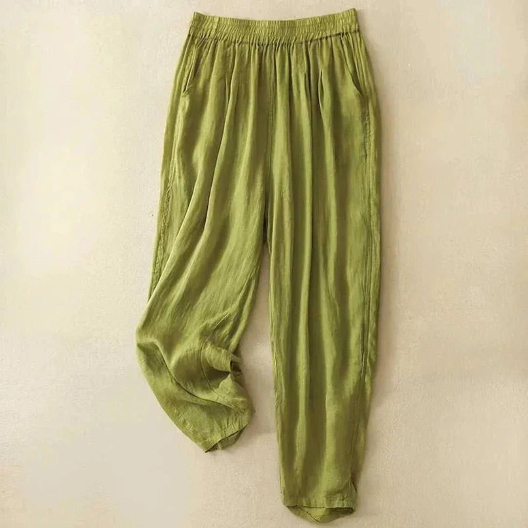 Waylynn Linen Trousers Unisex Relaxed Fit For Everyday Comfort