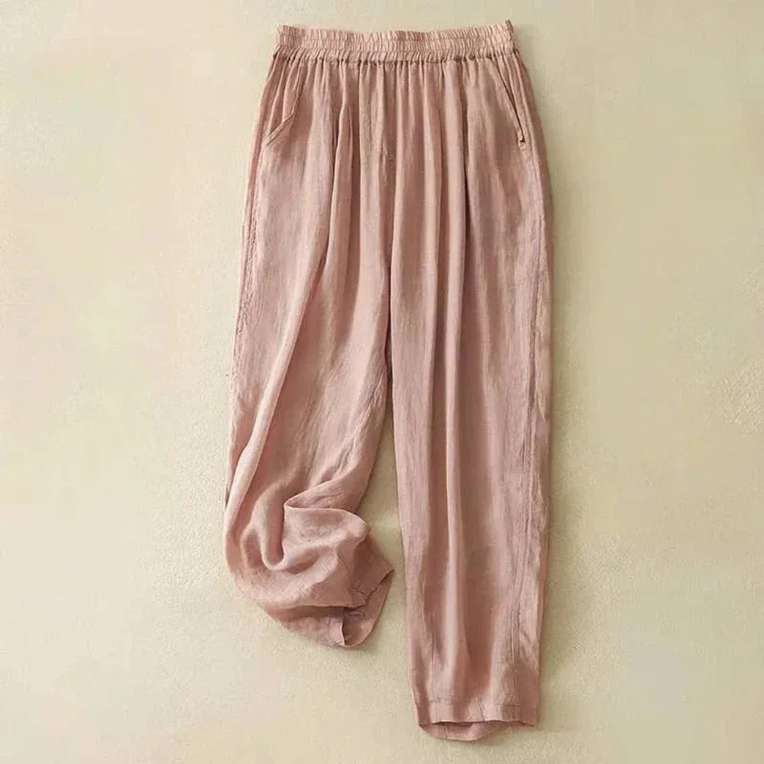 Waylynn Linen Trousers Unisex Relaxed Fit For Everyday Comfort